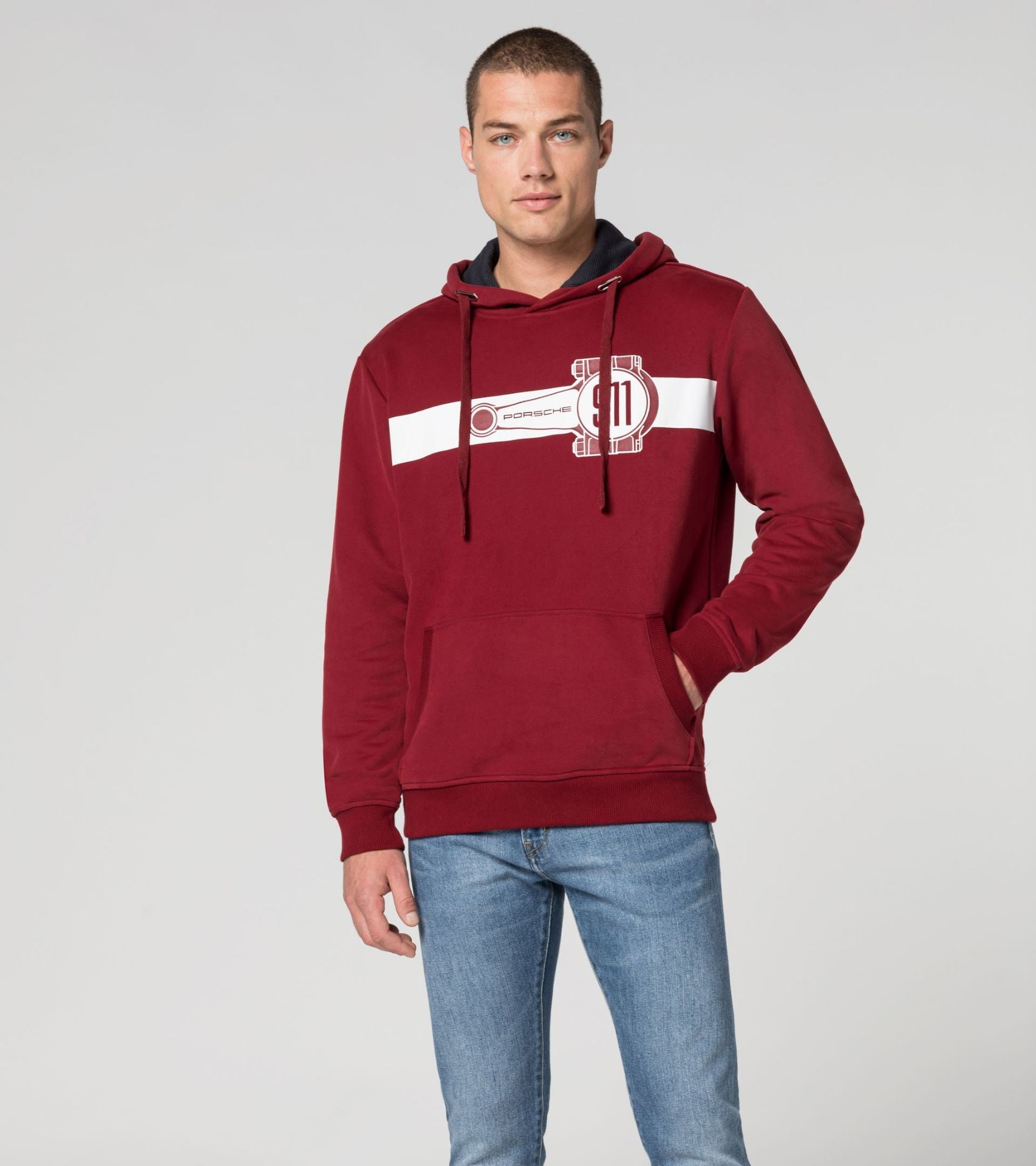 Essential Red Hoodie Men