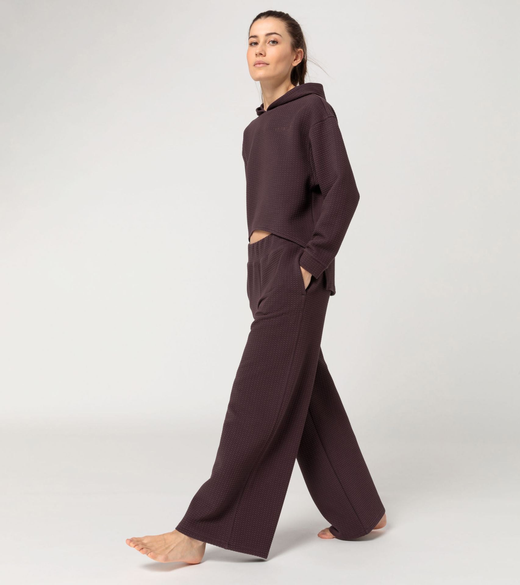 Yoga Textured Hoodie