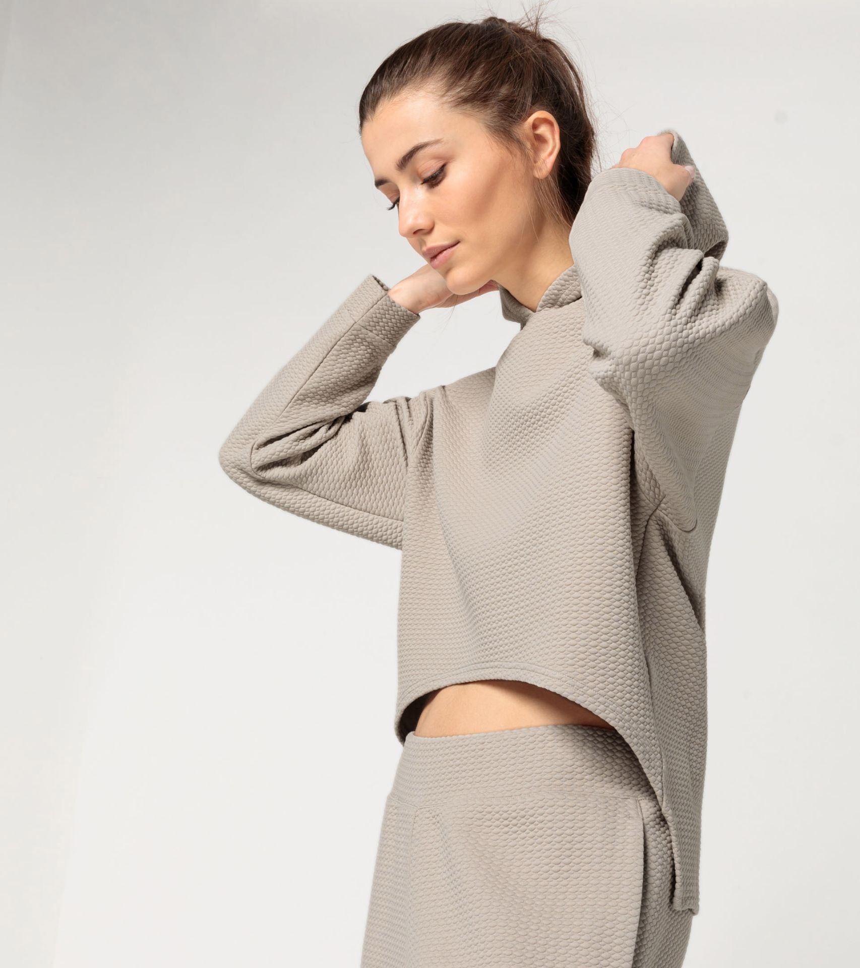 Yoga Textured Hoodie