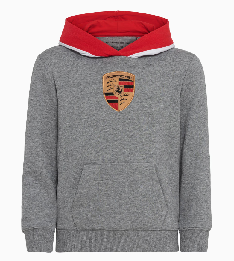 Grey Melange Kids Hoodie