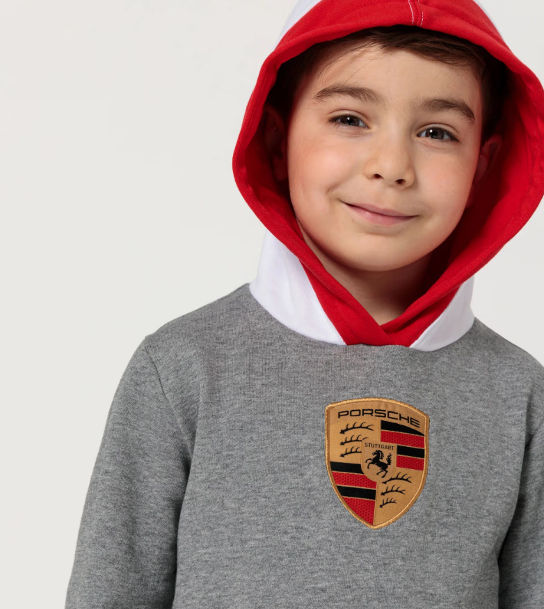 Grey Melange Kids Hoodie