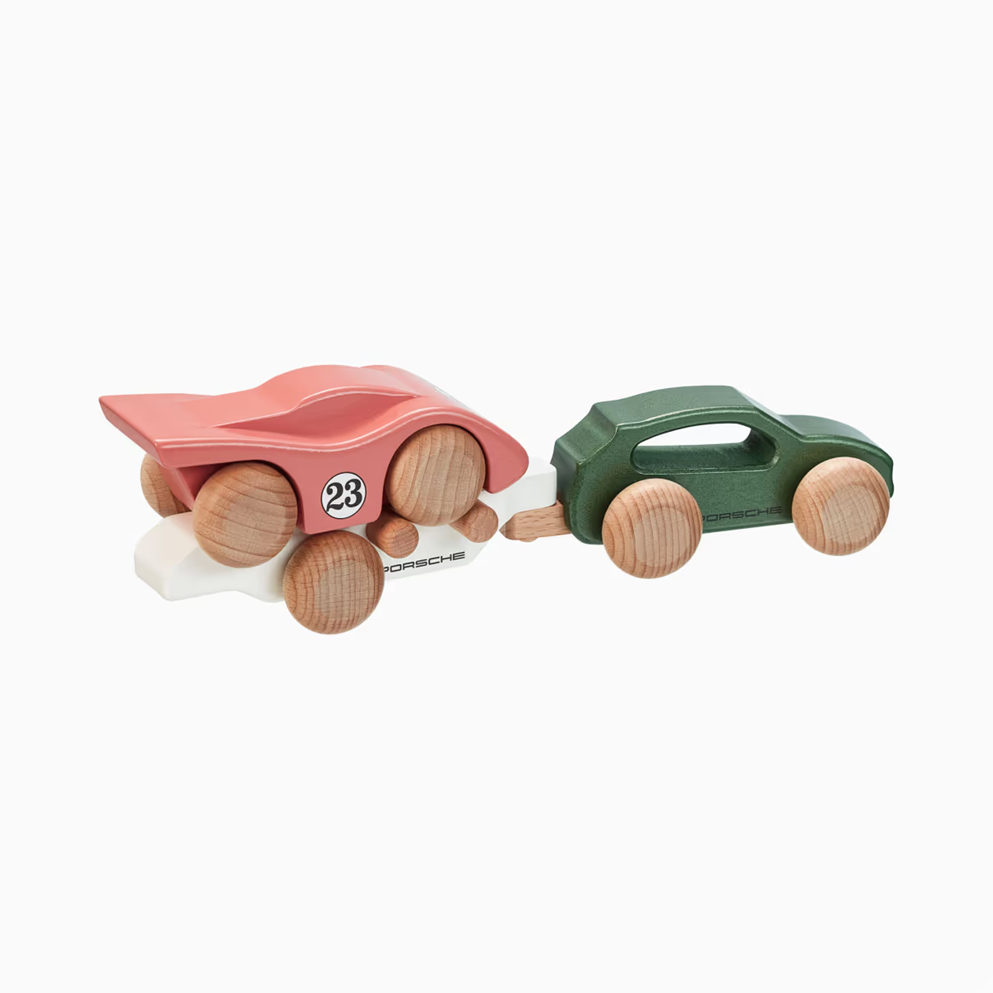 Macan Wooden Car with 917 Trailer