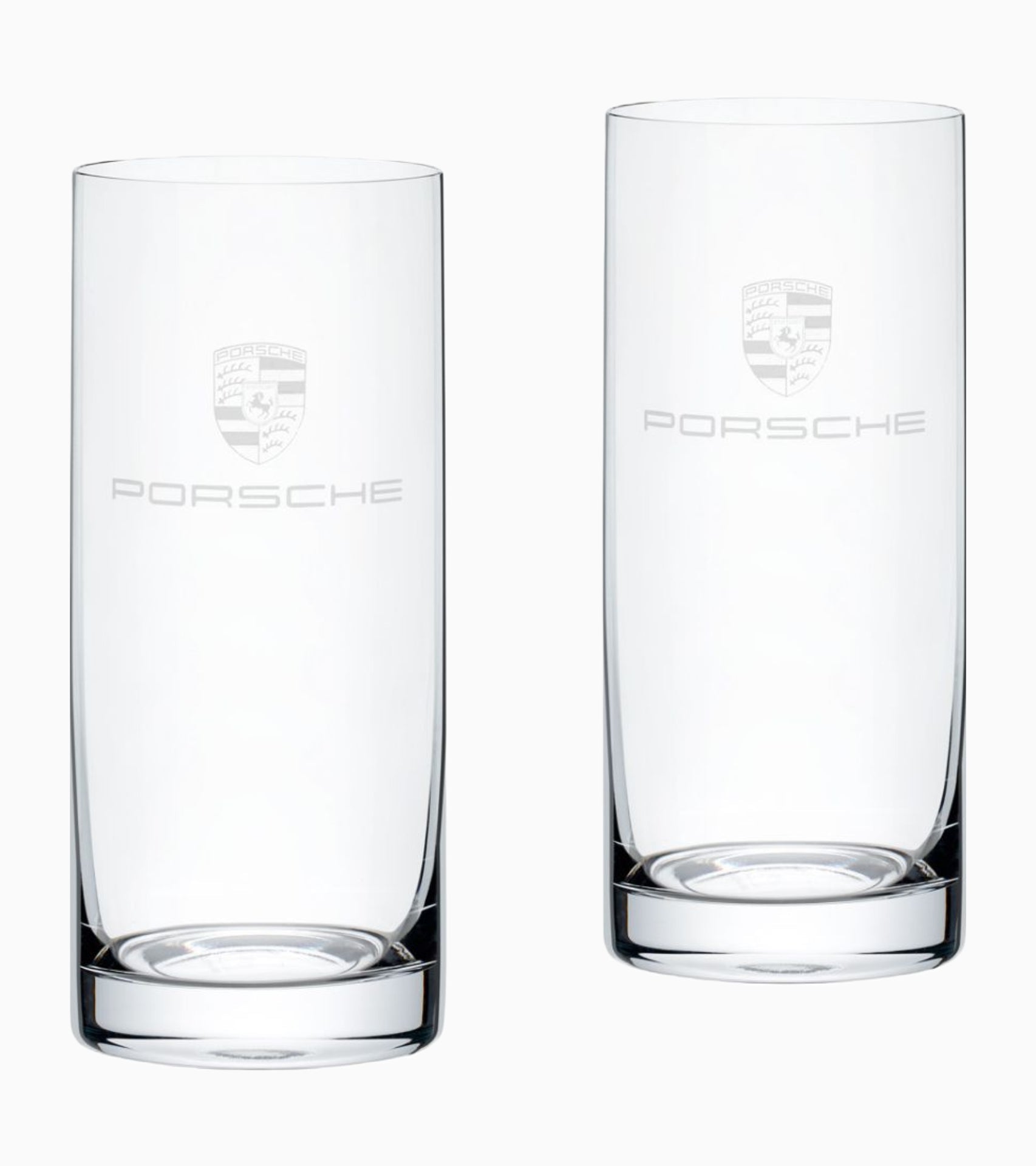 Set Of 2 Highball Glasses With Crest Essential