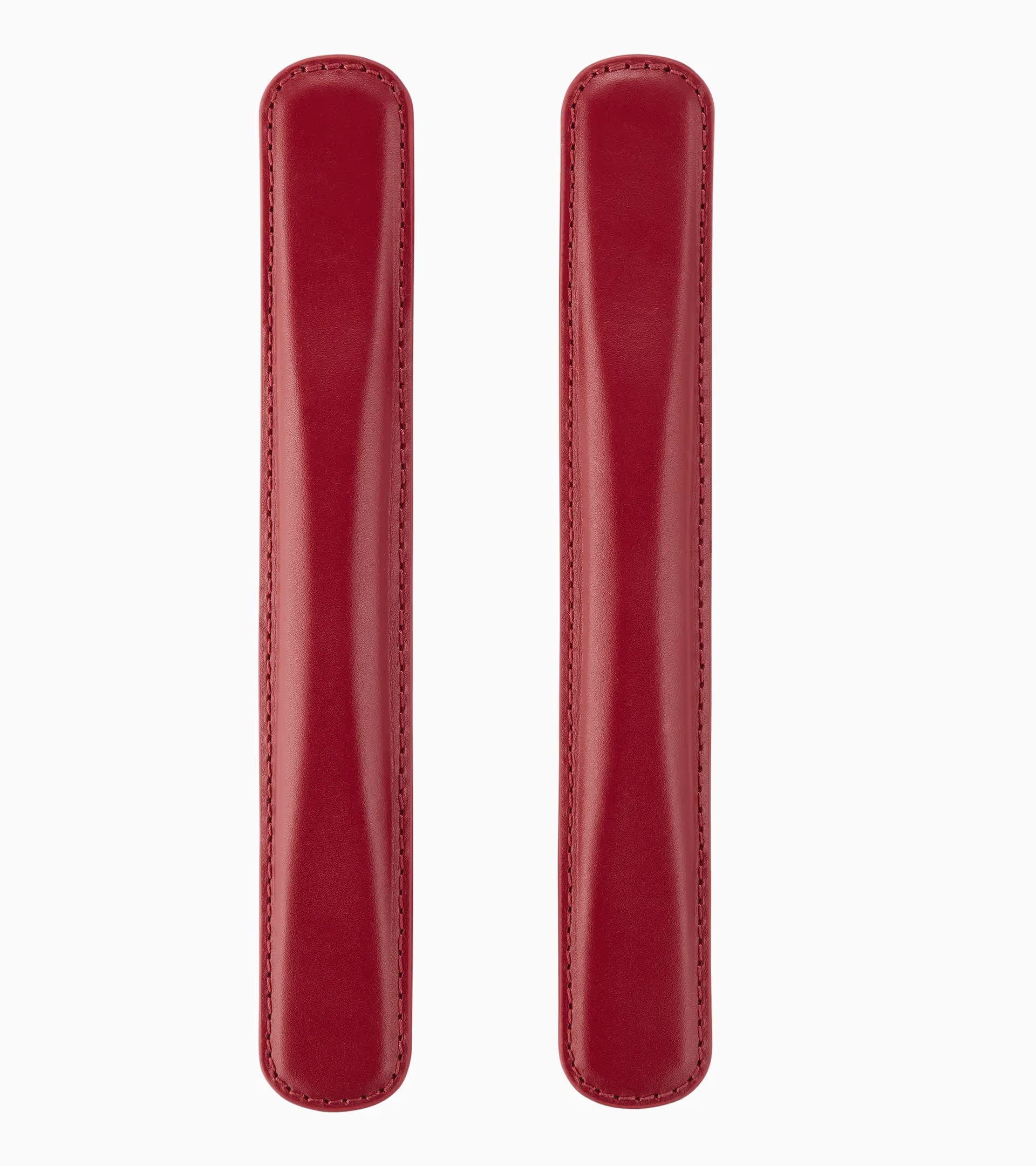 Leather Handle Set Carmine Red – Roadster Aluminium Trolley