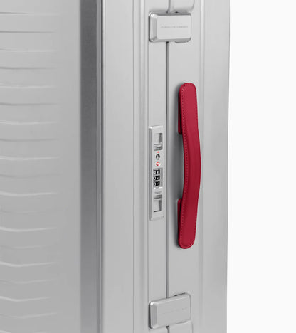 Leather Handle Set Carmine Red – Roadster Aluminium Trolley