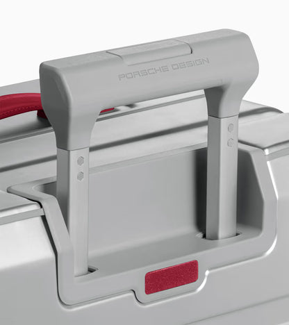 Leather Handle Set Carmine Red – Roadster Aluminium Trolley