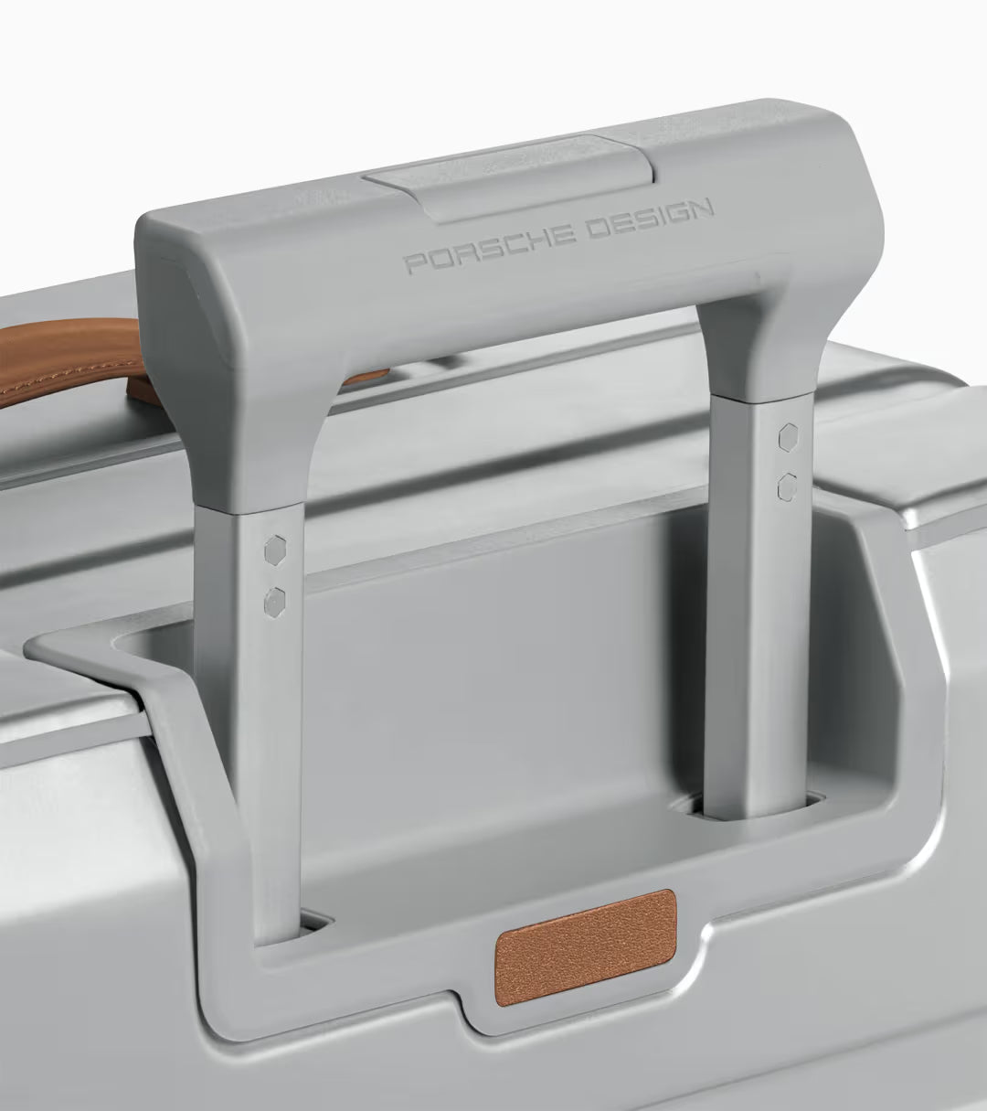 Leather Handle Set Cognac – Roadster Aluminium Trolley