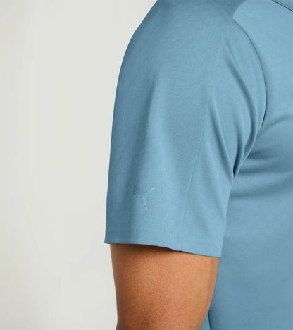 Sports-Tex Jacquard Polo Shirt Cloud Blue