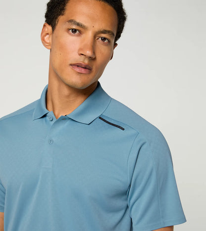Sports-Tex Jacquard Polo Shirt Cloud Blue