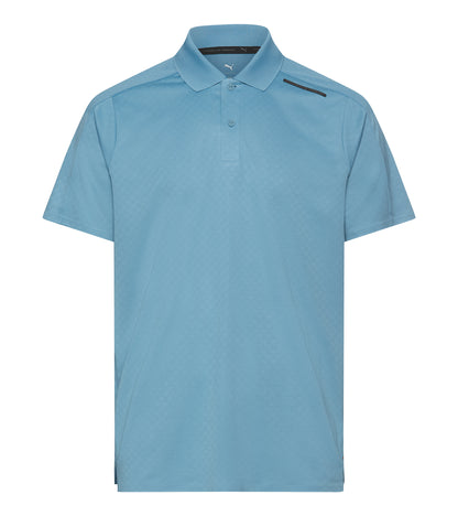 Sports-Tex Jacquard Polo Shirt Cloud Blue