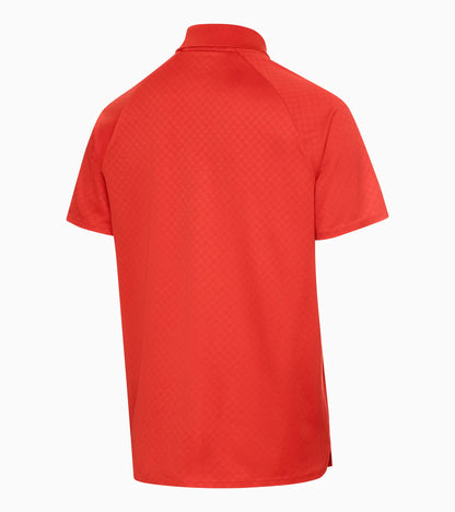 Sports-Tex Jacquard Polo Shirt Red