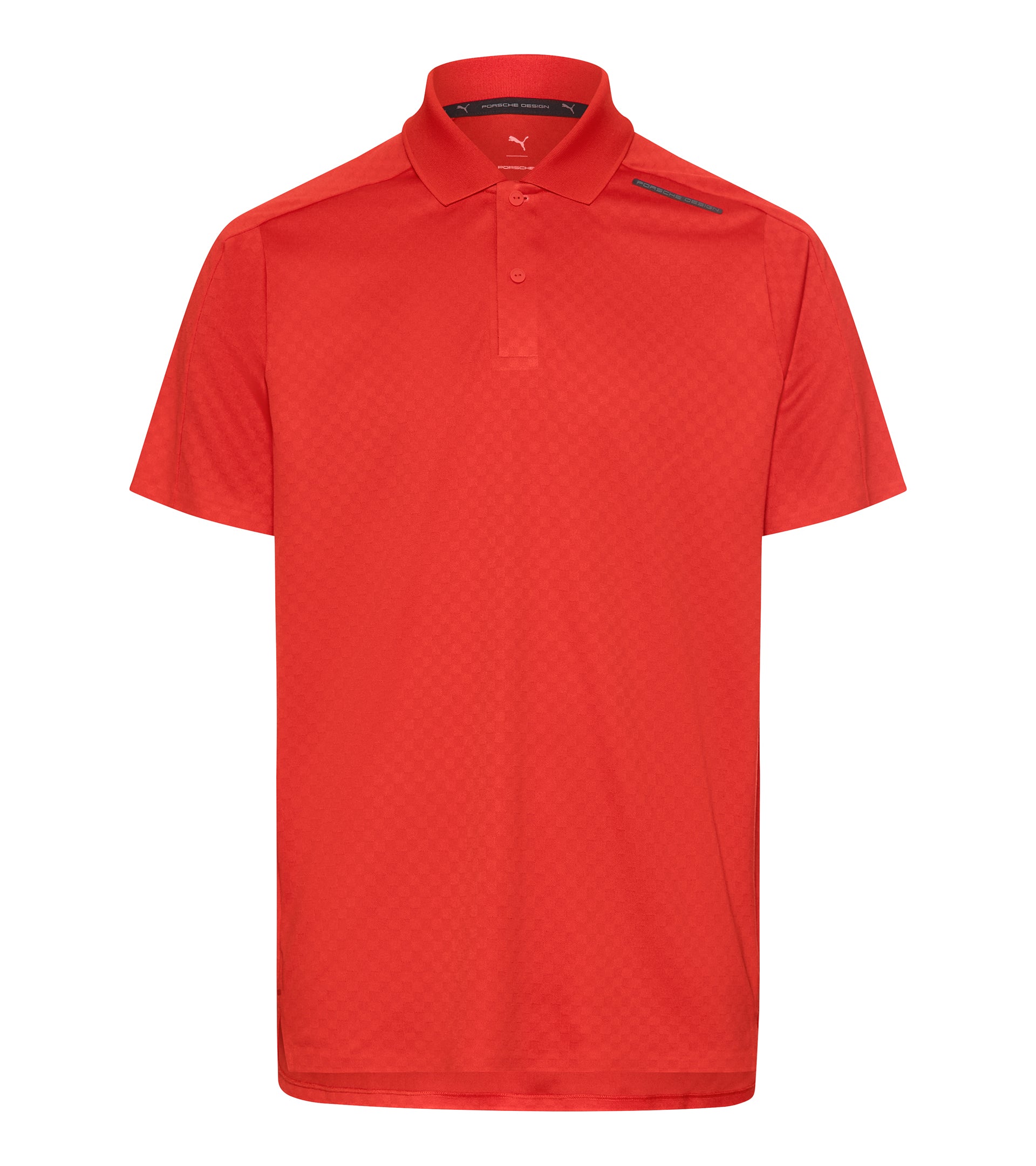 Sports-Tex Jacquard Polo Shirt Red