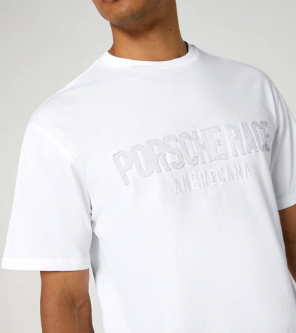 Porsche Race Americana White T-Shirt