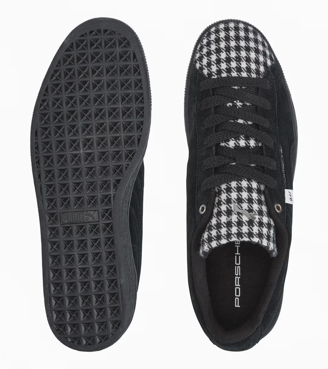 Porsche x Legacy - Pepita Suede Trainers