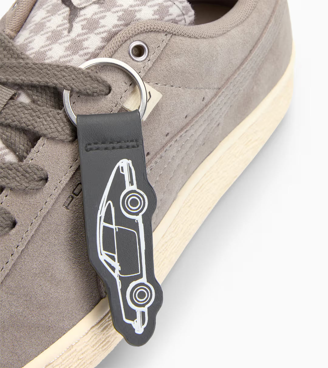 Porsche x Legacy - Pepita Suede Trainers