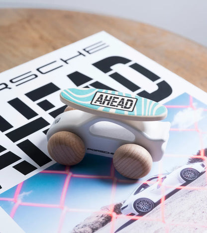 AHEAD 911 Wooden Car with Surfboard