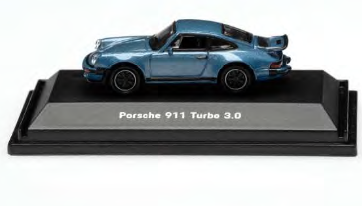 Porsche 964 Turbo 1990 Metallic Blue Mini