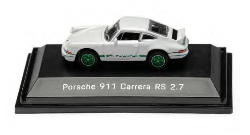 Porsche 911 Carrera RS White/Green Mini