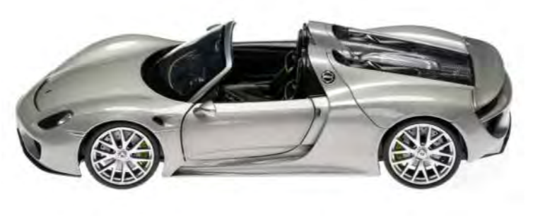 Porsche 918 Spyder Silver
