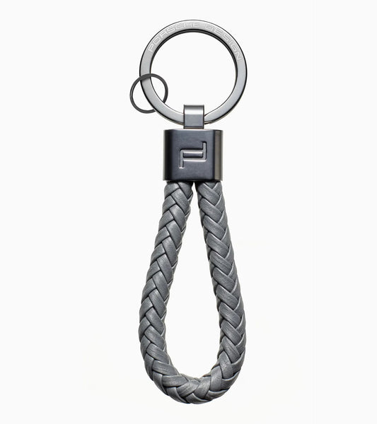 Key Ring Leather Cord - Anthracite