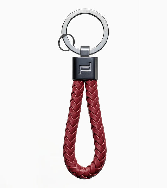 Key Ring Leather Cord - Red