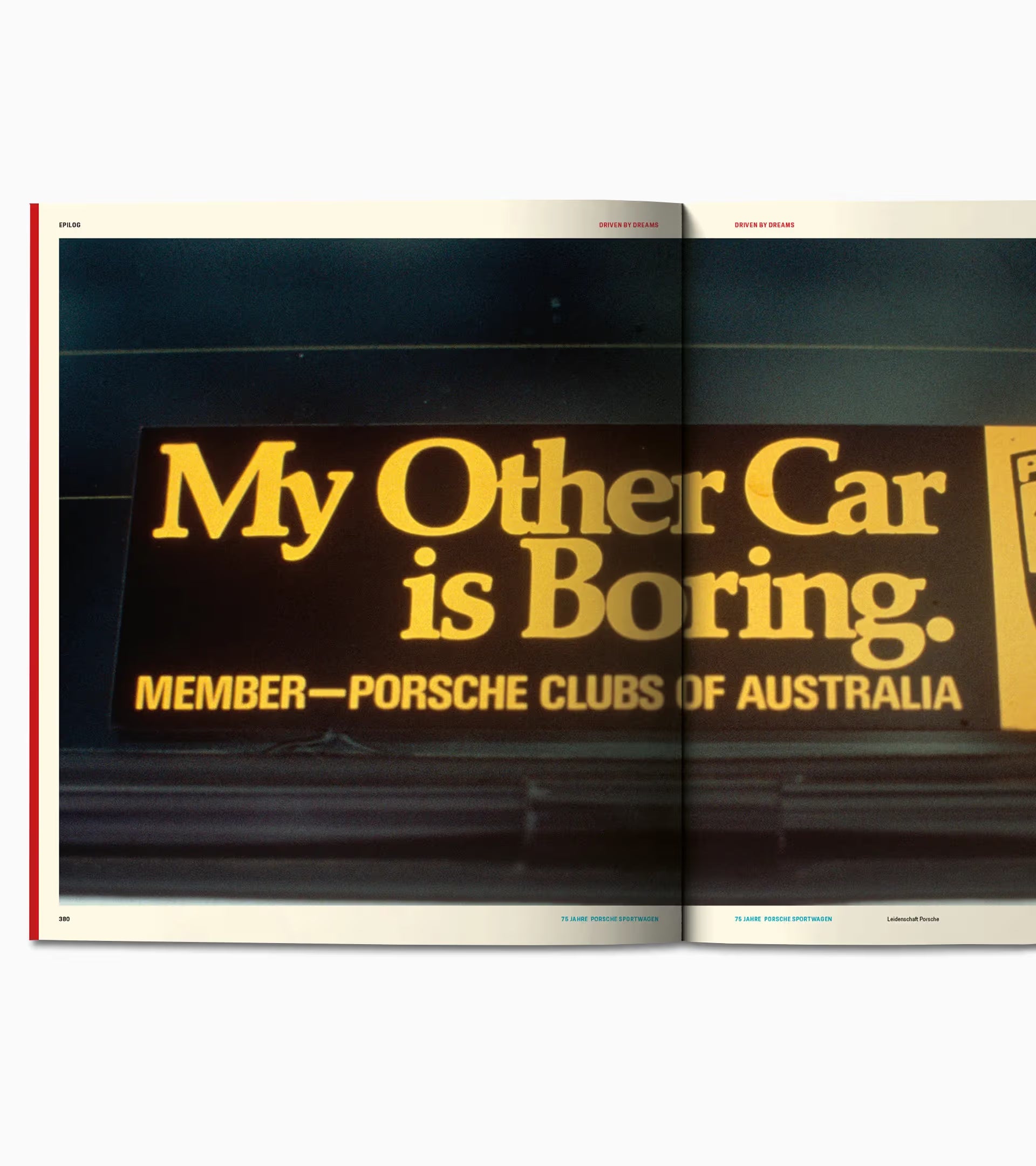'Driven by Dreams - 75 years of Porsche Sports Cars' Book