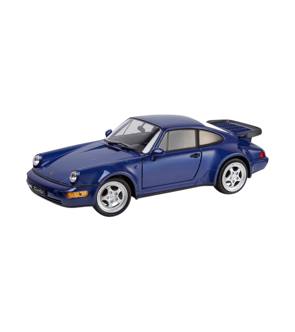 Porsche 964 Turbo 1990 metallic blue