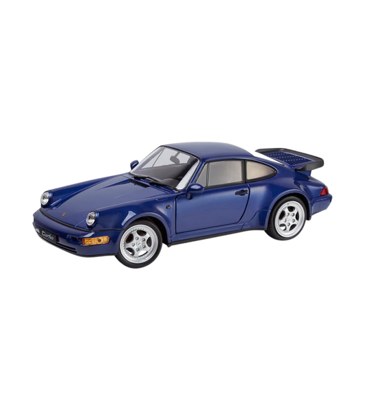 Porsche 964 Turbo 1990 metallic blue