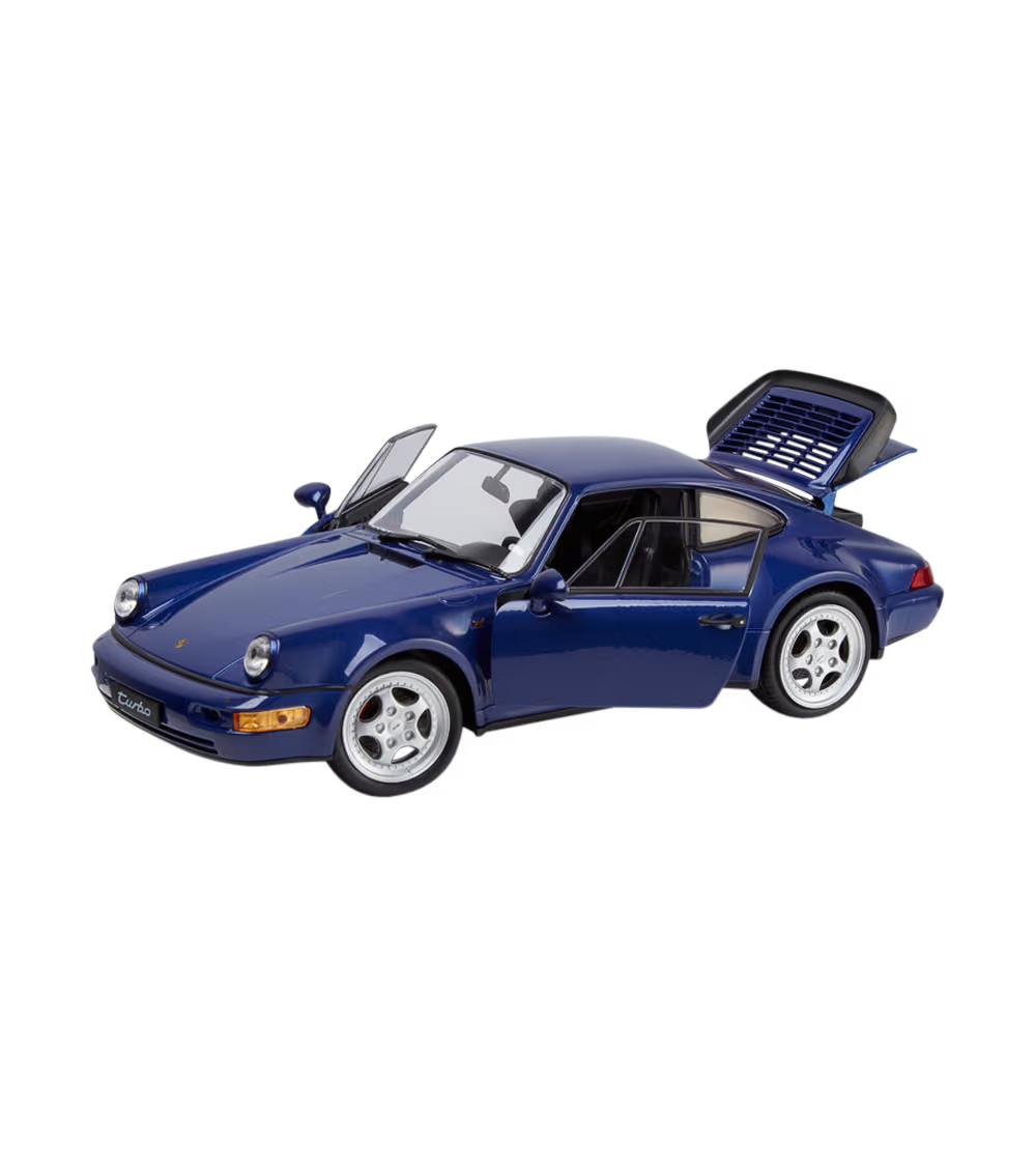 Porsche 964 Turbo 1990 metallic blue