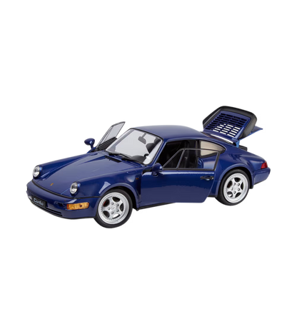 Porsche 964 Turbo 1990 metallic blue