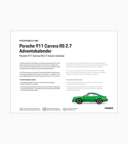 Porsche 911 Carrera RS 2.7 Advent Calendar