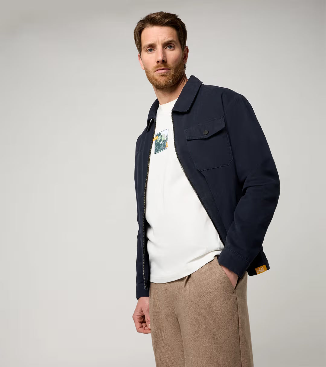 AHEAD - Jacket Dark Blue