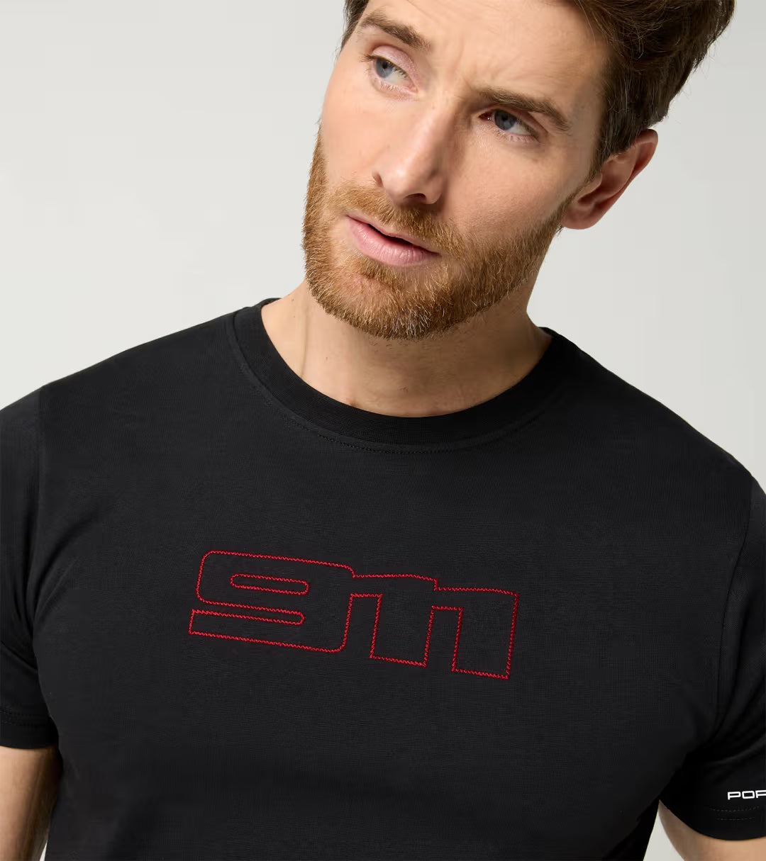 T-shirt with 911 embroidery