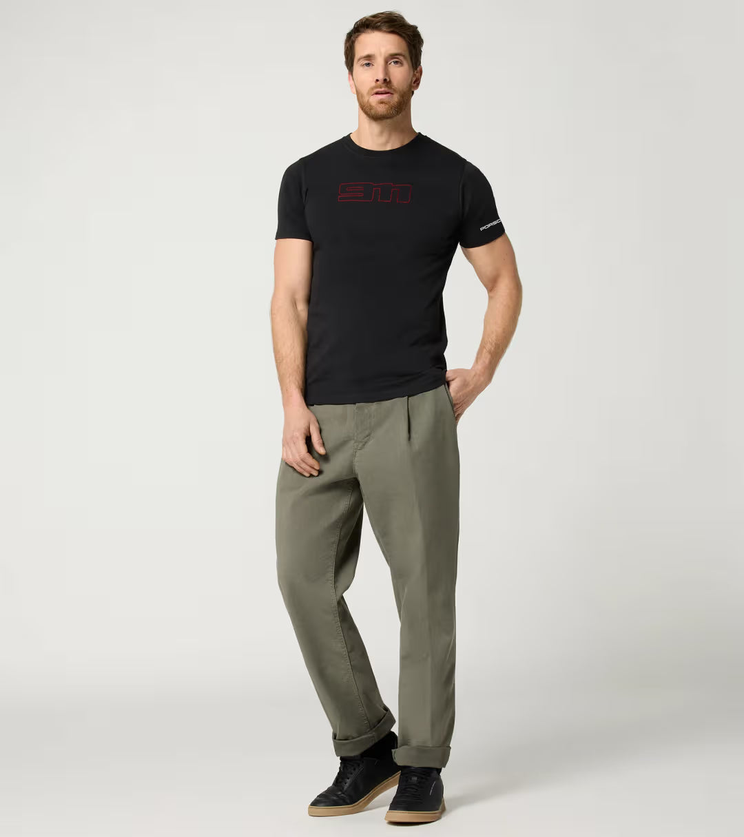 T-shirt with 911 embroidery